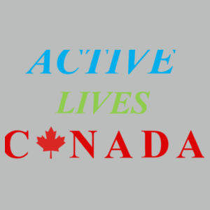 "Active Lives" ADULT V-Neck SHIRT Design
